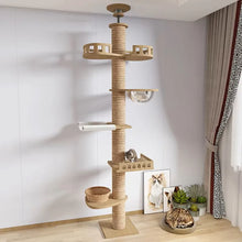 cat tower with 5 different levels