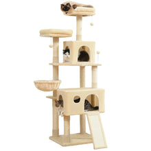 Cat Tree Tower with Scratching Post and Condo