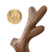 antler dog chew toy with details