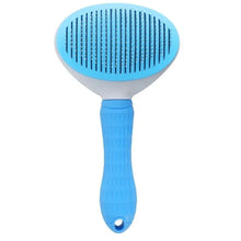 blue pet hair remover on a white background