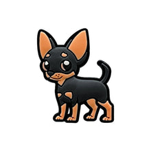 black dog crocs charm