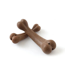 dog bone chew toy on a white background