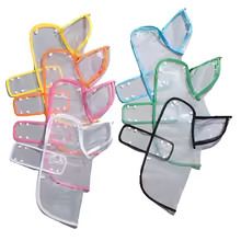 Transparent Hooded Pet Raincoat