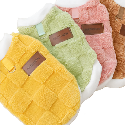 Flannel Winter Dog Sweater