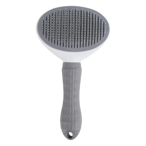 grey pet hair remover on a white background