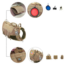 No Pull Military Pet Harness With Pouches