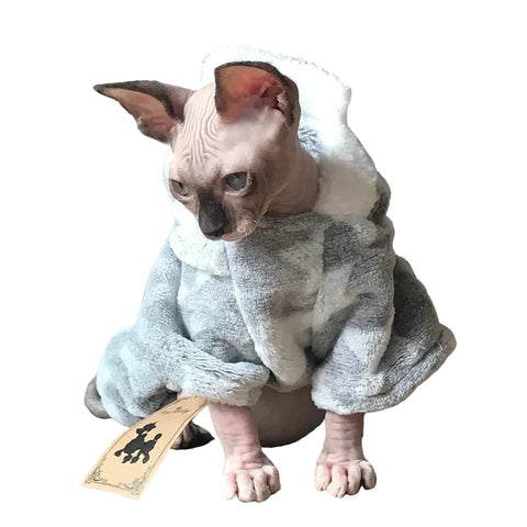 Autumn Winter Warm Cat Costume