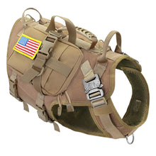 No Pull Military Pet Harness With Pouches