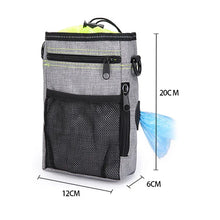 Portable Dog Treat Bag with Adjustable Waist Belt