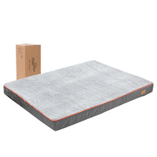 Large Gray Orthopedic Dog Bed