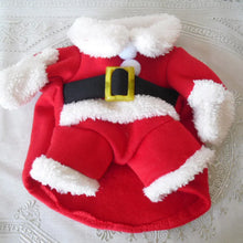 Winter Christmas Santa Outfit for Pets