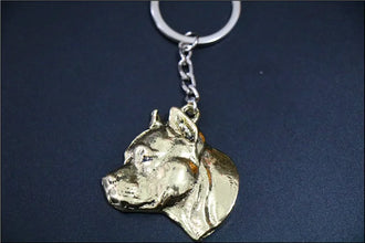 Popular Embossed Bull Terrier Necklace and Keychain