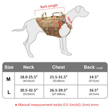 No Pull Military Pet Harness With Pouches