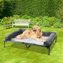 Cooling Elevated Dog Bed with Bolster