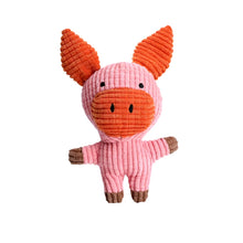 pig plush toy on a white background