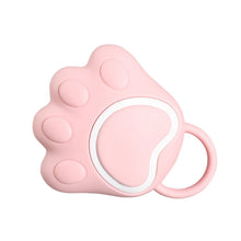 pink pet brush on white background
