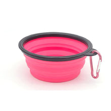 pink water container on a white background