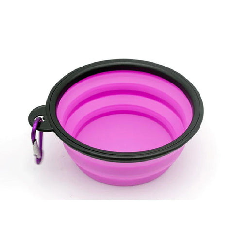 purple water container on a white background
