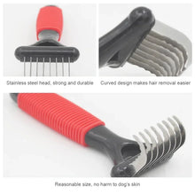 Pet Dematting Comb Undercoat Rake for Long Hair