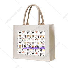 Staffy Print Large Capacity Tote Bag