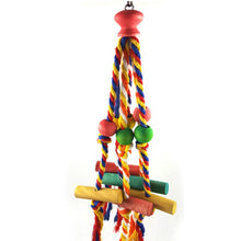 8pc Parrot Toy Set with Swings Bells