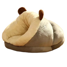 Warm Plush Pet Cave Bed