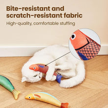 Catnip Fish Toy with Sound and Chew Features