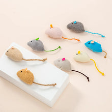 3-200 Pcs Rattle Cat Mouse Toys with Catnip