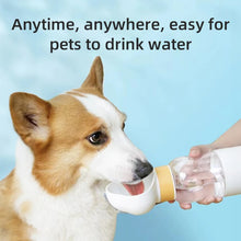 Portable Pet Dog Water Bottle & Feeder Bowl