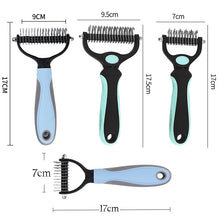 Pet Deshedding Brush for Dogs & Cats Fur