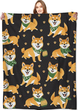 Shiba Inu Lovers Throw Thin Blanket
