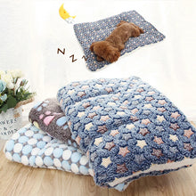 Soft Fleece Dog Bed and Pet Cushion Blanket