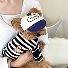 Striped Summer Vest Hoodie for Pets