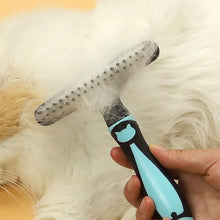 Professional Pet Grooming Brush & Undercoat Rake for Long Hair