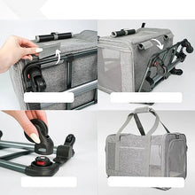 Foldable Pet Carrier with Strollers