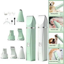 4-in-1 Cordless Dog Clippers – Low Noise Pet Grooming Trimmer