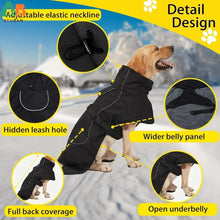 Waterproof Dog Jacket with Fleece Lining