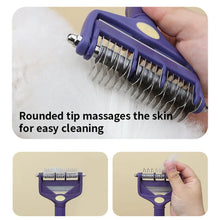 Dog Grooming Brush Dematting Comb Undercoat Rake for Pets