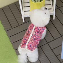 Floral Fleece Jacket for Small Dogs