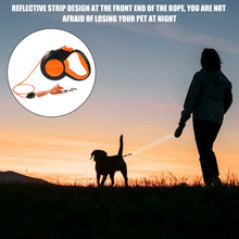 8M Retractable Dog Lead with Reflective Tape