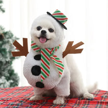 Christmas Snowman Dog Hoodie Costume