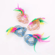 Cat Toy String with Feather Spring