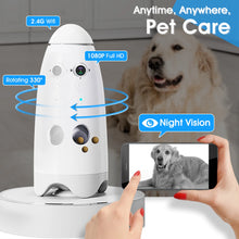 Smart 1080p Dog Camera 180° View with Treat Dispenser