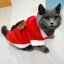 Christmas Sphynx Cat Hooded Sweater – Winter Pet Costume