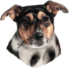 Jack Russel Vinyl Decal Dog Stickers