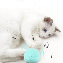 Cat Toy Plush Electric Ball with Catnip and Sound