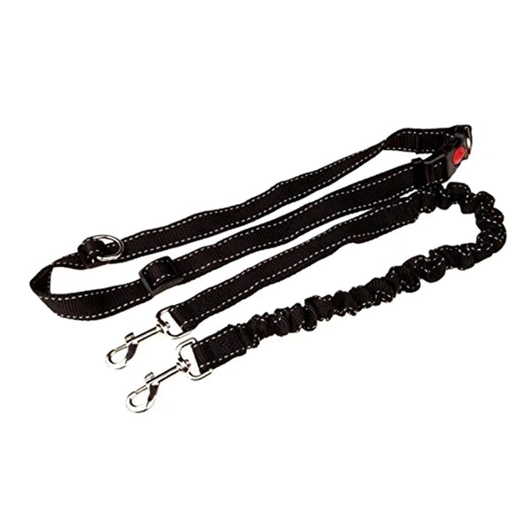HOWGO Bungee Chaser Giocattolo Per Cani – Doppio Manico In Vera Pelle Di Pecora AUS, Per Tirare E Stimolare La Preda, Taglia L