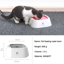 Non-Spill Dog Water Bowl with Floating Design