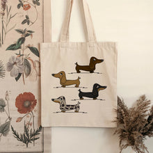Dachshund Print Casual Shoulder Bag