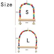Wooden Parrot Swing Toy